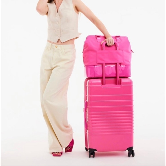 BEIS Bags Beis X Barbie 29 Luggage Hot Pink New Ready To Ship